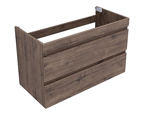 Тумба под раковину Aquanet Нота New 100 334194 подвесная Дуб веллингтон табак