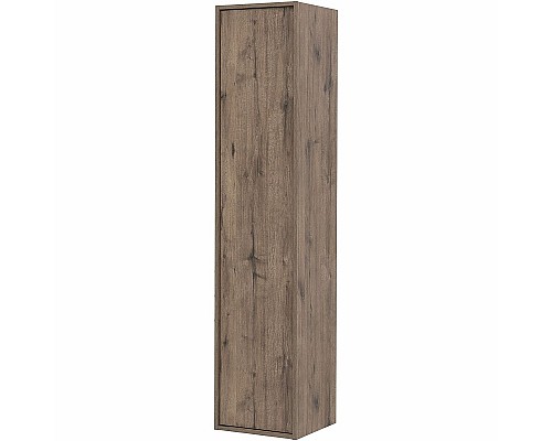 Шкаф пенал Aquanet Lino 35 295038 подвесной Дуб веллингтон