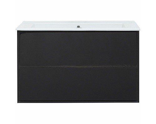Тумба под раковину Aquanet Милан 105 316690 подвесная Черный глянец