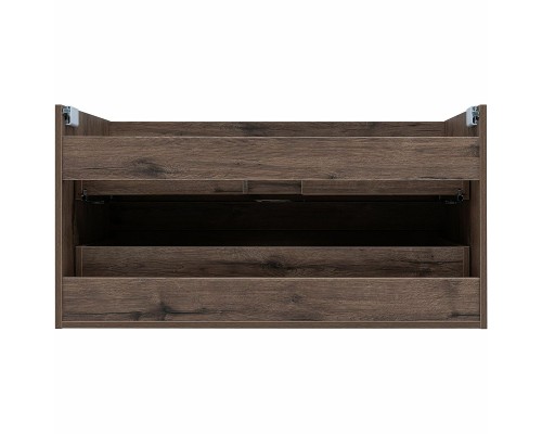 Тумба под раковину Aquanet Алвита New 100 334188 подвесная Дуб веллингтон табак