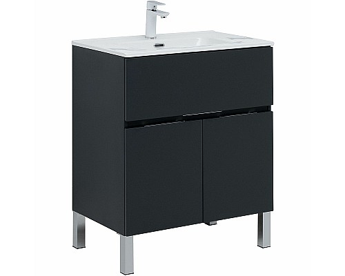 Тумба под раковину Aquanet Алвита New 70 303900 Антрацит