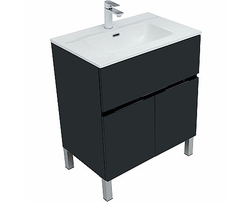 Тумба под раковину Aquanet Алвита New 70 303900 Антрацит
