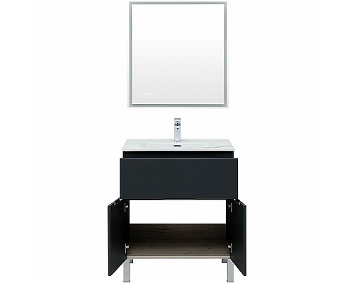 Тумба под раковину Aquanet Алвита New 70 303900 Антрацит