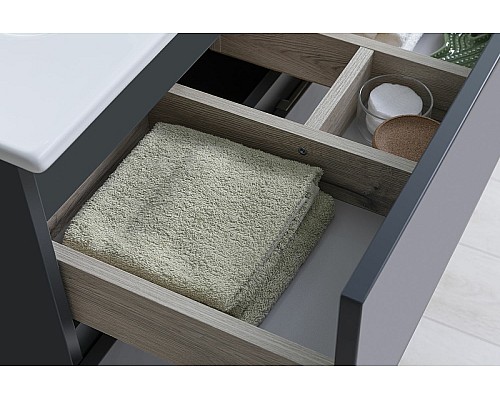 Тумба под раковину Aquanet Алвита New 70 303900 Антрацит