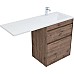 Тумба с раковиной Aquanet Токио 130 R 335590 Дуб веллингтон