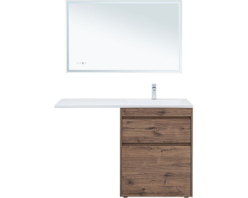 Тумба с раковиной Aquanet Токио 130 R 335590 Дуб веллингтон