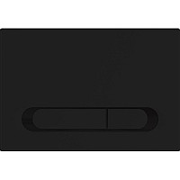 Клавиша смыва KK POL M09 350/PPC/076-00-00 Черная матовая