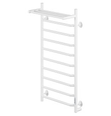 Электрический полотенцесушитель Comfysan Scola EC-10 100x40 с полкой Белый матовый