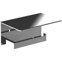 Держатель туалетной бумаги Nofer Corinto 16878.B с полкой Хром