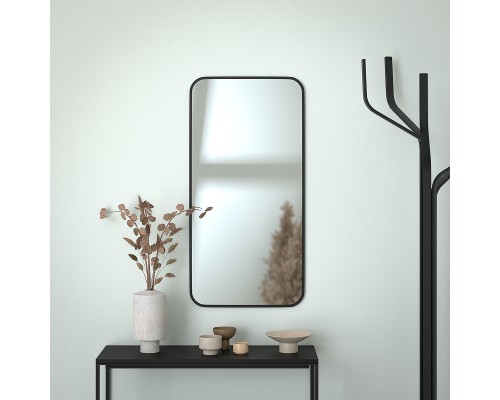 Зеркало Evoform Colora 100х50 BY 0435 с окантовкой - Черный цвет
