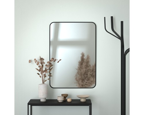 Зеркало Evoform Colora 100х70 BY 0439 с окантовкой - Черный цвет