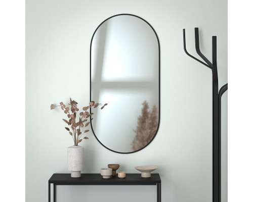 Зеркало Evoform Colora 120х60 BY 0466 с окантовкой - Черный цвет