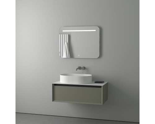 Зеркало Evoform Ledline 60x80 с подсветкой 6.5 W - сенсорный выключатель