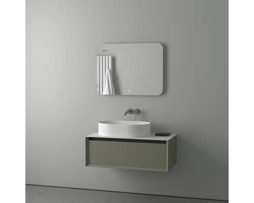 Зеркало Evoform Ledline 60x80 с подсветкой 6.5 W - сенсорный выключатель