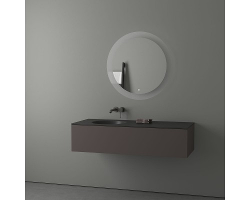 Зеркало Evoform Ledshine d80 с подсветкой 19.5 W - сенсорный выключатель - нейтральный белый свет