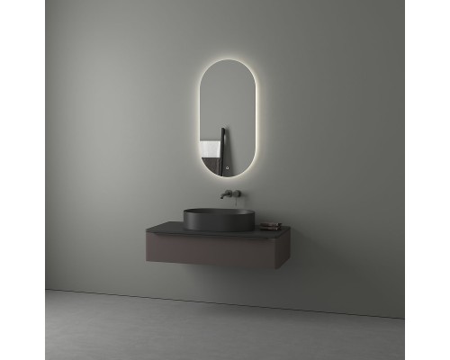 Зеркало Evoform Ledshine 100x50 с подсветкой 21.5 W - сенсорный выключатель - нейтральный белый свет
