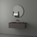 Зеркало Evoform Ledshine d80 с подсветкой 21 W - без выключателя - теплый белый свет
