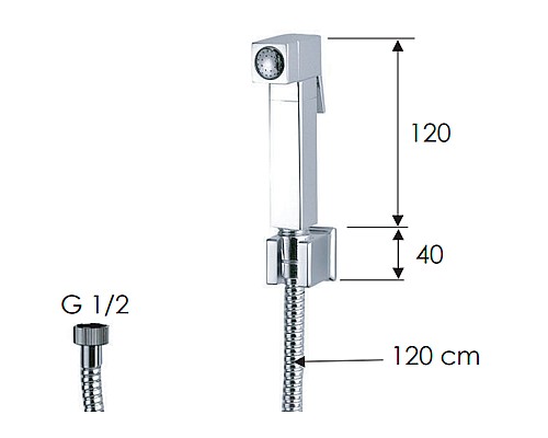 Гигиенический душ Remer 332332OS Хром