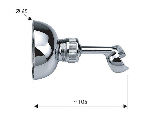 Держатель ручного душа Remer 338VO Бронза