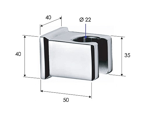 Держатель ручного душа Remer 339SOSBO Белый матовый