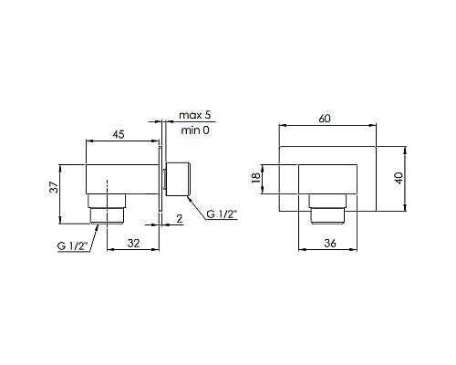 Шланговое подключение Remer 309WBO Белое матовое