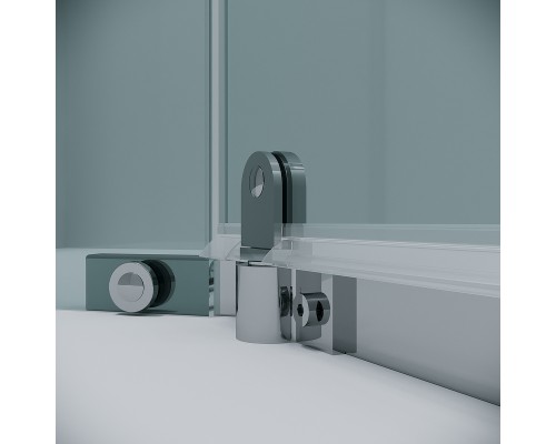 Душевой уголок Grossman Pragma 90х90 302.K33.03.9090.10.00 профиль Хром стекло прозрачное