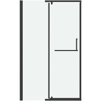 Душевая дверь Grossman Pragma 120 100.K33.03.120.21.00 профиль Черный матовый стекло прозрачное