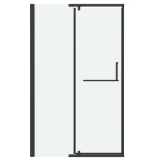 Душевая дверь Grossman Pragma 120 100.K33.03.120.21.00 профиль Черный матовый стекло прозрачное
