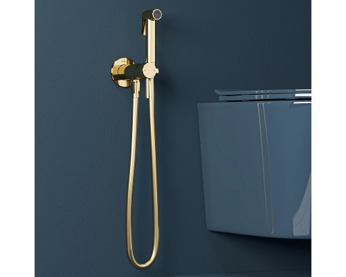 Гигиенический душ со смесителем Teska Pulito BTK6801 Золото