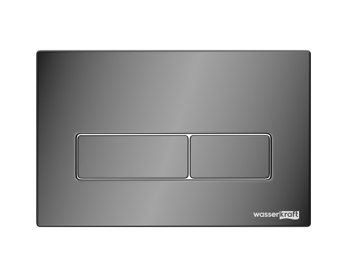 Смывной бачок WasserKRAFT Aller 10TLT.031.ME.PB03 для унитаза с клавишей смыва Черный глянец