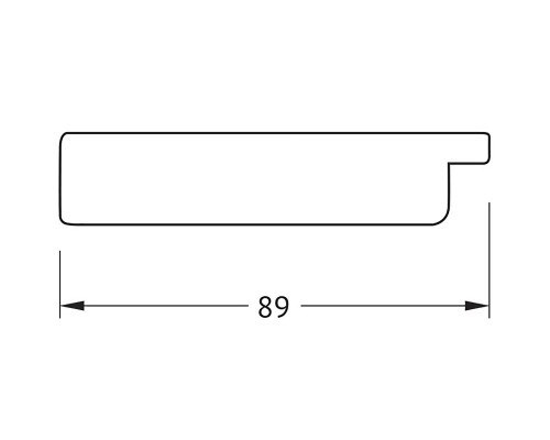 Зеркало Evoform Definite 81х61 BY 3912 в багетной раме - Перламутровые дюны 89 мм