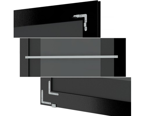 Зеркало Evoform Definite Floor 204х84 в багетной раме - Темный прованс 99 мм