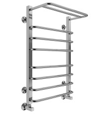 Водяной полотенцесушитель Terminus Арктур П8 500х800 4670078529466 с полкой Хром, нижнее подключение, G 1/2" ВР, с угловым соединением