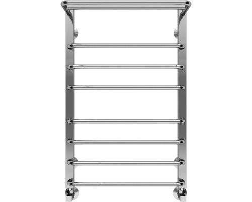 Водяной полотенцесушитель Terminus Арктур П8 500х800 4670078529466 с полкой Хром, нижнее подключение, G 1/2" ВР, с угловым соединением