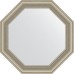 Зеркало Evoform Octagon 77х77 в багетной раме - Хамелеон 88 мм
