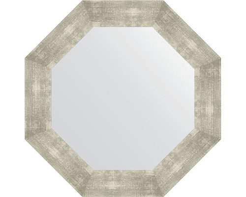 Зеркало Evoform Octagon 67х67 в багетной раме - Алюминий 90 мм