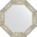 Зеркало Evoform Octagon 67х67 в багетной раме - Алюминий 90 мм