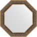 Зеркало Evoform Octagon 79х79 BY 3843 в багетной раме - Вензель серебряный 101 мм