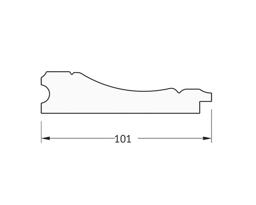 Зеркало Evoform Octagon 79х79 BY 3843 в багетной раме - Вензель серебряный 101 мм