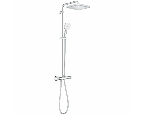 Душевая система Grohe Tempesta Cube 250 с термостатом Хром