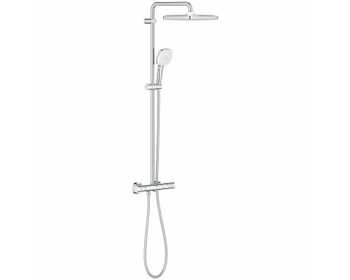 Душевая система Grohe Tempesta Cube 250 с термостатом Хром