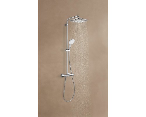 Душевая система Grohe Tempesta Cube 250 с термостатом Хром