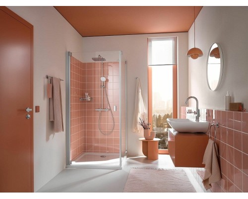 Душевая система Grohe Tempesta Cube 250 с термостатом Хром