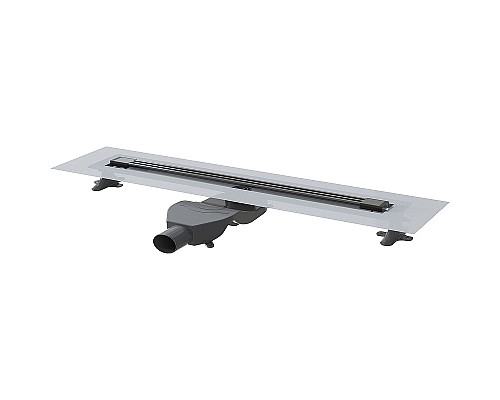 Душевой лоток Boheme B&T Infinity 80 981-80-GM с решеткой Оружейная сталь