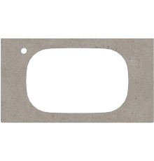 Столешница под раковину Kerama Marazzi Magica 90 Серая матовая