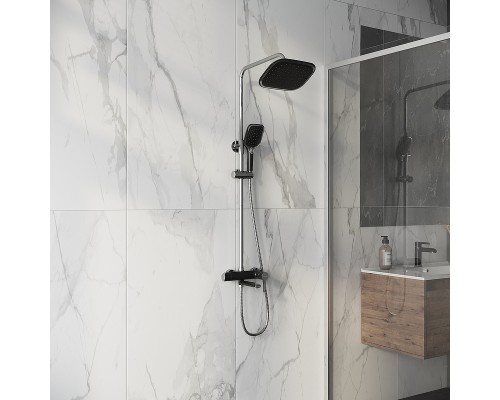 Душевая система Grossman Alba 500.K35.06.100/210 Хром Черная