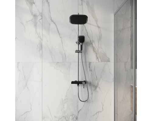 Душевая система Grossman Alba 500.K35.06.100/210 Хром Черная