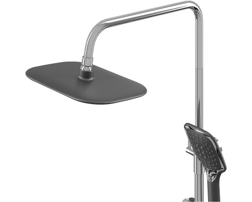 Душевая система Grossman Alba 500.K35.06.100/210 Хром Черная