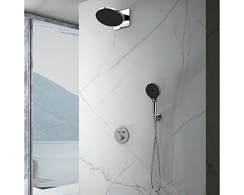 Душевая система Vincea Inspire VSFW-3I22MT5CH с термостатом Хром