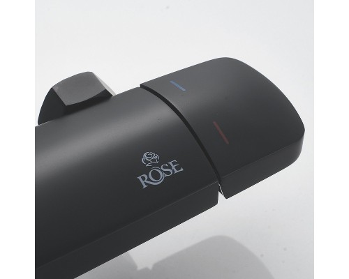 Душевая система Rose R39H Черная матовая